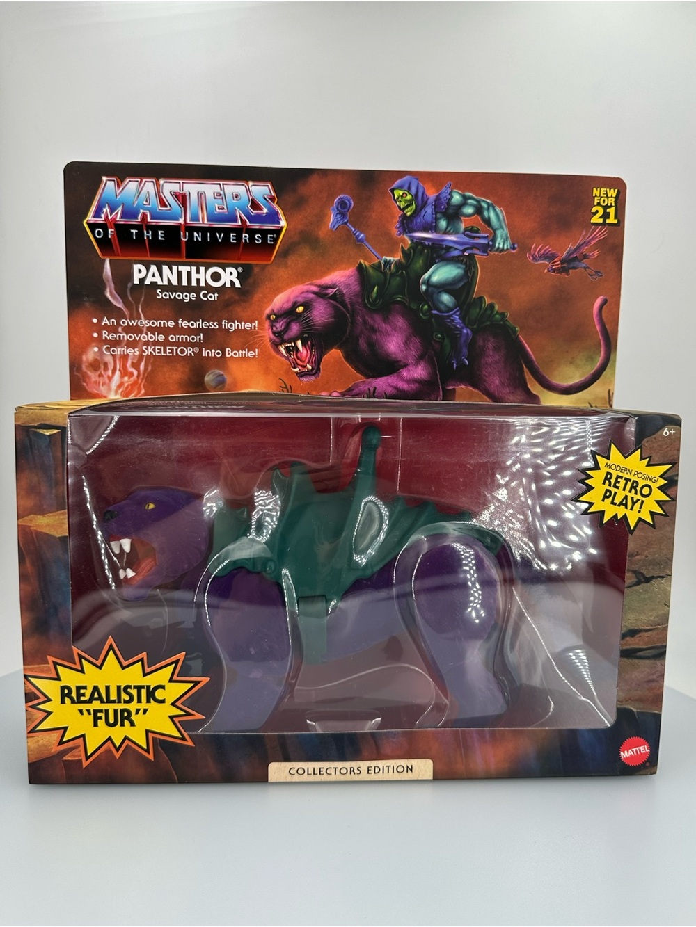 Masters of the Universe Origins Panthor (Flocked)